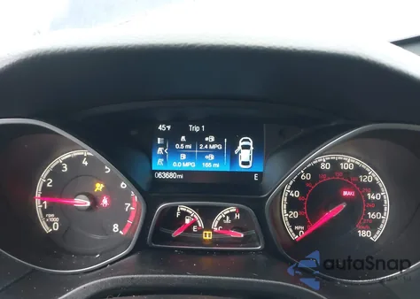 2016 Ford Focus St из США, поврежденный, VIN 1FADP3L95GL344589